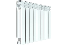 Биметаллический радиатор Rifar BASE 500 9 секций, боковое подключение RAN30H1KPV9OL8