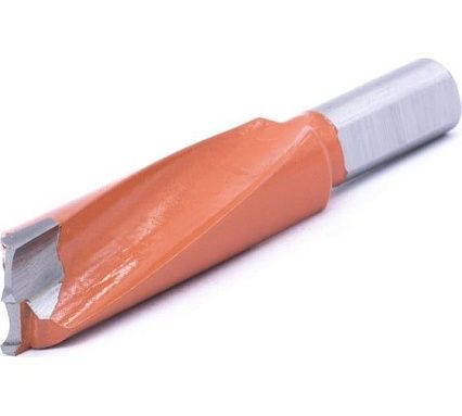 Сверло присадочное монолитное глухое ZY-90227L (15х70 мм; хв-к 10 мм; левое вращение) МНОГОФРЕЗ 6684