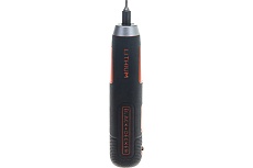 Аккумуляторная отвертка Black&Decker ION + 4 насадки BD40K4-RU