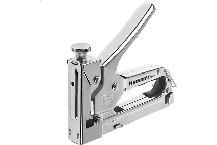 Механический степлер Hammer Flex 309-006 скобы П4-14мм, тип 53, с регуриовкой удара 568993