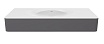 Раковина Vincea Caprise VCB-4CA120MWG 120 см, Corian, белый матовый/серый матовый