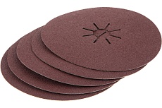 Круг шлифовальный фибровый Flex 243-016 (5 шт; 150 мм; P80; 10000 об/мин; 80 м/с) Hammer 526847