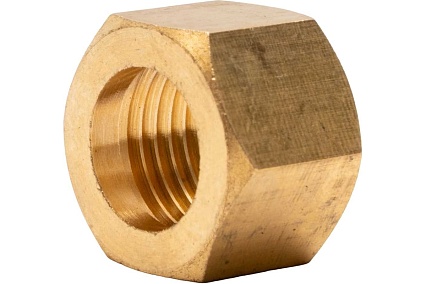 Гайка накидная 19, М16x1.5, латунь, 5 шт в упаковке Krass 2190583