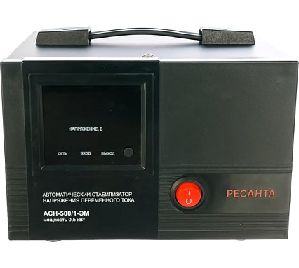Стабилизатор напряжения Ресанта АСН 500/1-ЭМ