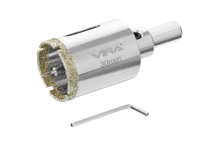 Коронка алмазная по керамике 30 мм VIRA 559503