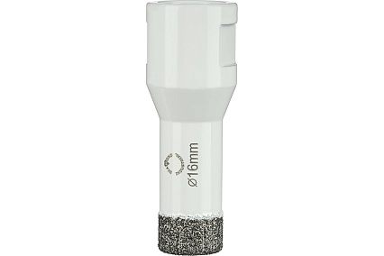 Коронка алмазная по керамограниту 16 мм, M14 на УШМ Diamond Industrial DIDKVP16M14