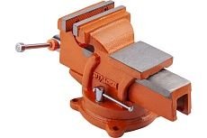 Слесарные поворотные тиски AV Steel сталь 100мм AV-940004