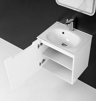 Мебель для ванной BelBagno Etna 50x39 см, 1 полка, левая, Rovere Nature