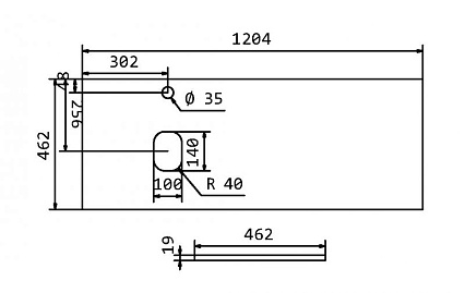 Мебель для ванной BelBagno Kraft 120 см со столешницей Bianco Opaco