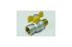 Газовый кран Tiemme 1&quot; ВН шаровой (бабочка) 2210015/2221G0706