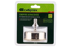 Сверло по керамической плитке и стеклу 75х55 мм Сибртех 72728
