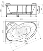 Фронтальная панель Ваннеса Ирма 169x66 R