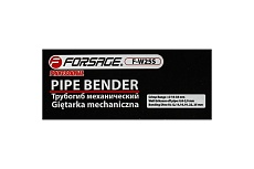 Трубогиб ручной механический для стальных трубок Forsage 19374 F-W25S F-W25S(19374)