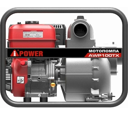 Бензиновая мотопомпа для сильно загрязненной воды A-iPower AWP100TX 30341