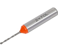 Сверло глухое 2х10х70 мм, левое Deltatools 06-4147