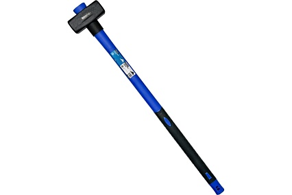 Кувалда Vertextools 5000 г, фибергласовая обрезиненная рукоятка 10-12-5000
