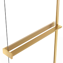 Душевая перегородка Vincea Walk-In VSW-1HR110CGG 110x200 матовое золото, тонированное