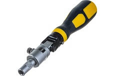 Трещоточная шарнирная отвертка для битов 1/4&quot; Aist 8702 00-00003528