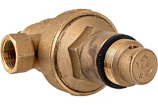 Редуктор давления Uni-Fitt мембранный, 1/2&quot; В 1-6 бар PN25 под радиальный манометр 1/4&quot; 206G2140