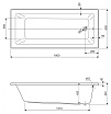 Акриловая ванна Cezares Plane Solo Mini 180x80