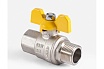 Шаровой кран для газа PROFACTOR PF GAS ручка бабочка, в/н 3/4 дюйма PF GBV 337
