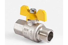 Шаровой кран для газа PROFACTOR PF GAS ручка бабочка, в/н 3/4 дюйма PF GBV 337