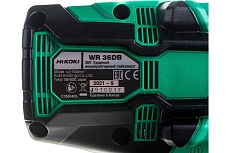Аккумуляторный ударный гайковерт Hikoki WR36DB BL 1130Нм, 36В 2х2.5Ач WR36DBRGZ