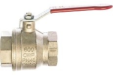 Шаровой кран RUB 2" DN50 PN40, ВР-ВР, серия MILANO (S.90), ручка S90I00