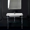 Раковина Kerasan Waldorf 4144K1bi/cr*1 120 см белый/хром (с 1 отв. под смеситель)