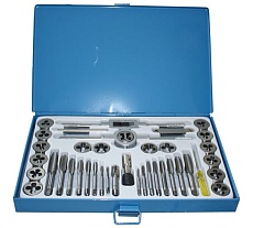 Набор метрических метчиков и плашек UNITRAUM 40 предметов UNX040