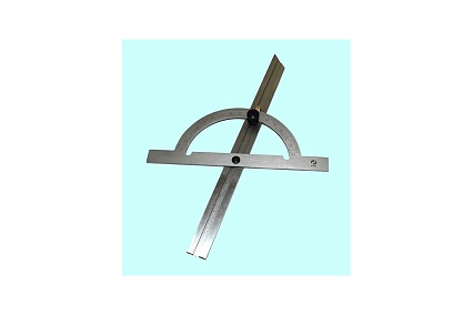 Угломер-транспортир с нониусом CNIC d 200, линейка L400 2805-014 35833