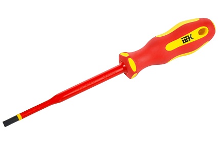 Отвертка IEK Arma2l 5 диэлектрическая slim sl5,5x125 т2 A2L5-SC31-T2-SL-55-125