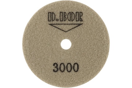 Алмазный гибкий шлифовальный круг STONE-WET+DRY 100 мм, №3000 D.BOR D-S-WD-100-3000