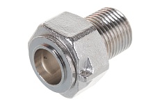 Штуцер FV-Plast FV-Brass латунный для присоединения счетчика воды 1/2х3/4 AA467012040