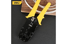 Обжимные клещи (кримпер) Deli DL2468c 8p(RJ-45), 6p(RJ-14 и RJ-12), 4p(RJ-9) 200 мм 134968