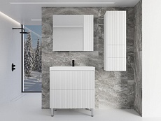 Зеркальный шкаф Style Line Стокгольм 70 см, белый софт ЛС-00002322