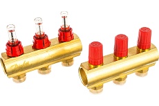 Коллекторы Danfoss FHF-3F с расходомерами для 3 контура 088U0523