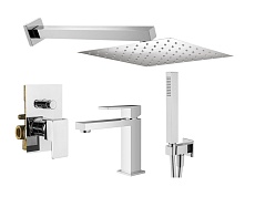 Душевой набор Plumberia TAG KITTG15CR53 хром