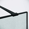 Душевая перегородка Niagara Nova NG-781-90BLACK 90x200 эффект битого стекла, профиль черный матовый