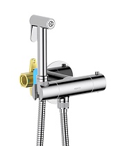 Смеситель Aquatek Оберон AQ1027CR с гигиеническим душем, хром