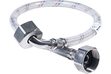 Гибкая подводка для воды ЦС нейлон, 3/4”Г х 3/4&quot;Г-угол L-200 см, штука ГП002154