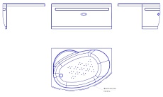 Фронтальная панель Ваннеса Монти 150x66 L