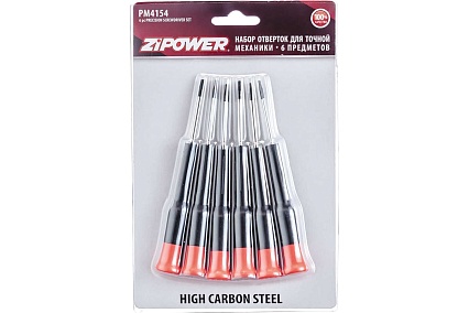 Набор отверток для точной работы Zipower PM4154