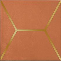 Декор Kerama Marazzi Витраж оранжевый 15х15 см, OP\D181\17066
