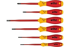 Набор отверток Wiha 35389 SoftFinish electric slimFix Шлиц, Phillips, 6 предм. wih35389