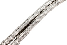 Подводка для смесителя из нержавеющей гофрированной трубы Lavita HF-C800L 1/2хМ10, гайка-штуцер