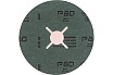 Фибровый шлифовальный круг CR5229 125x22 мм, керамика, P80, 10 шт Interflex 3024802501-10