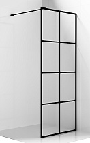 Душевая перегородка Ambassador Walk-In 100x200 15031240 профиль черный