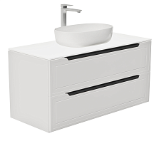 Тумба со столешницей ЗОВ Севилья 100 см белый матовый