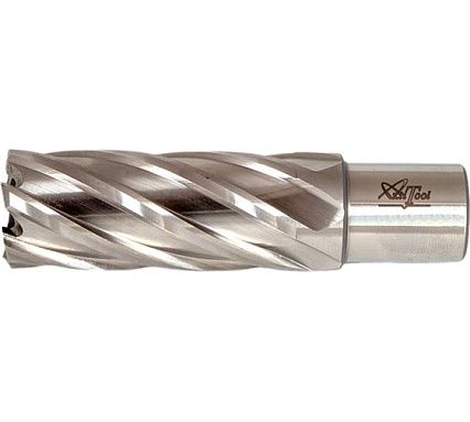 Сверло корончатое HSS 21x55 мм, Weldon 19 AktiTool 70155021
